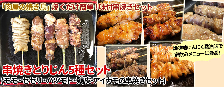 串焼きとりじん5種セット
