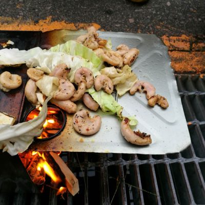 豚コブクロにんにく胡椒味