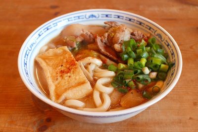 ぼたん鍋　猪肉うどん