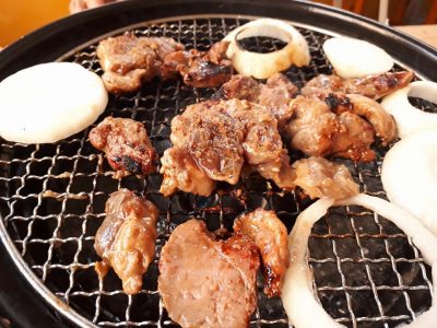 ラム肉　一口ステーキ　焼肉