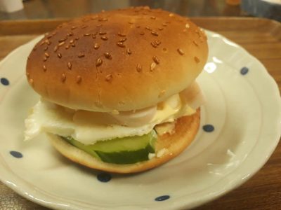 塩いか　飯田市特産　ハンバーガー　バンズ