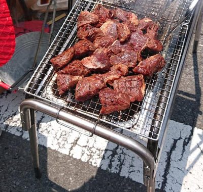 牛テキ　味付牛サガリ・通称ビフテキじん