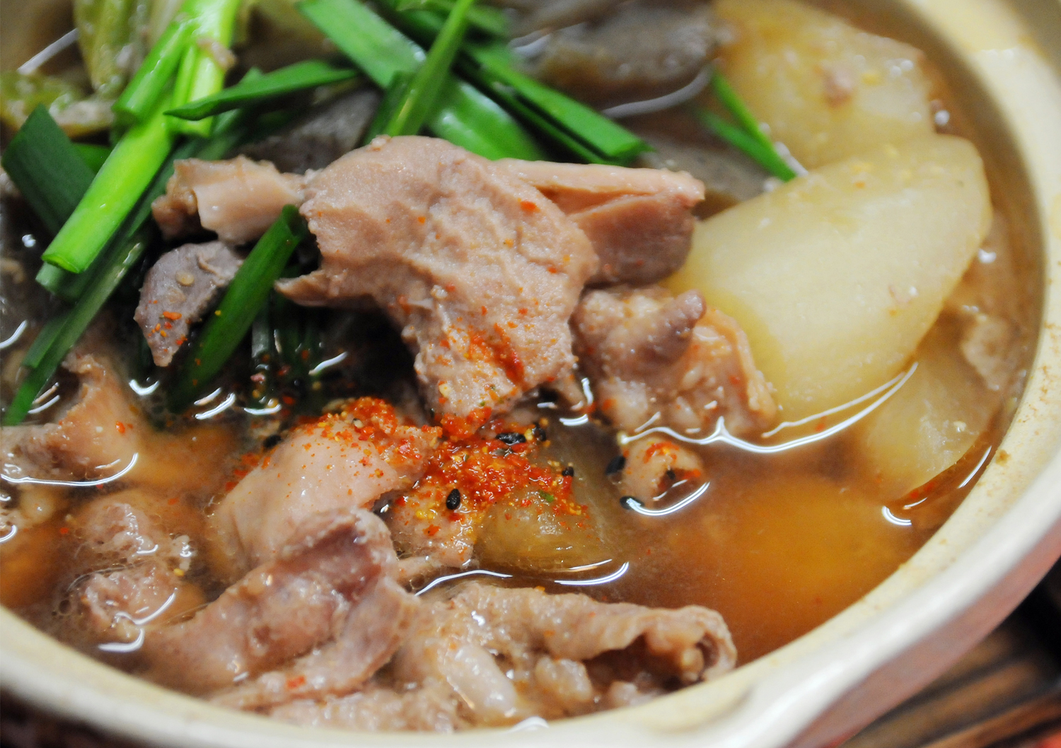 もつ鍋におすすめは、「とんちゃん」！ モツ独特のプルルンとした食感