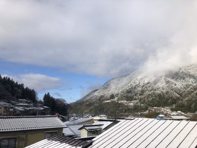 遠山郷の「逆さ富士」＃遠山郷