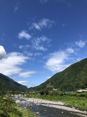 遠山郷の「逆さ富士」＃遠山郷