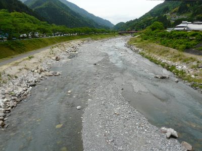 遠山郷の「逆さ富士」＃遠山郷