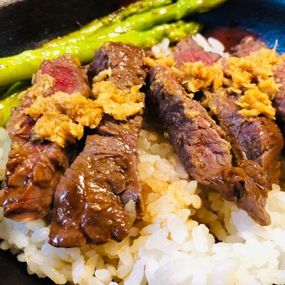 牛丼　牛テキ丼　ステーキ丼