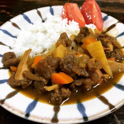 ジビエカレー　レシピ　まかないカレー