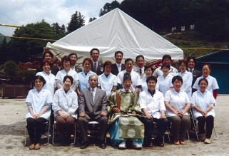 《新工場建設の地鎮祭》