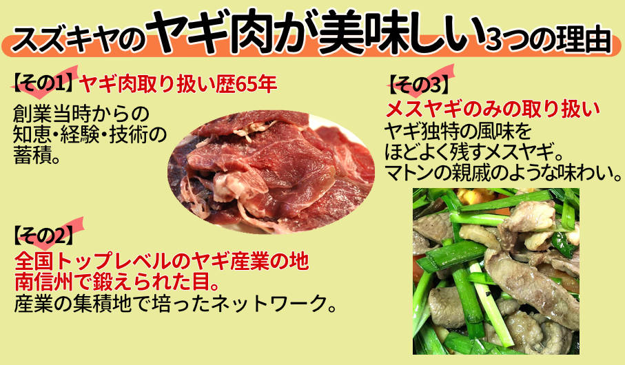 スズキヤのヤギ肉が美味しい3つの理由